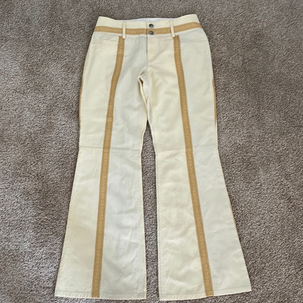 Alice + Olivia two tone pants size 6 RARE y2k